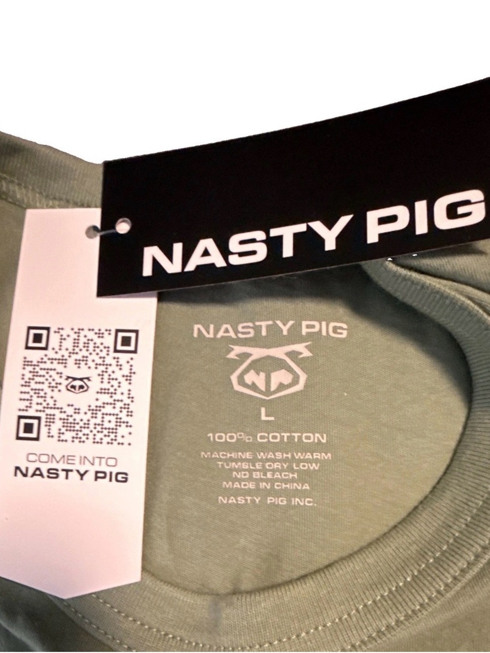 Nasty Pig Green on Green
Graphic Logo Deep
Shredder Tank Top T-shirt- NWT Large - Picture 9 of 10